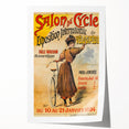 Vintage Exhibition Poster - Antique Velocipede Cycle Art Print