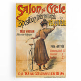 Vintage Exhibition Poster - Antique Velocipede Cycle Art Print