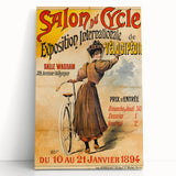 Vintage Exhibition Poster - Antique Velocipede Cycle Art Print