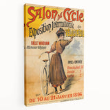 Vintage Exhibition Poster - Antique Velocipede Cycle Art Print