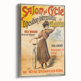 Vintage Exhibition Poster - Antique Velocipede Cycle Art Print