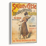 Vintage Exhibition Poster - Antique Velocipede Cycle Art Print
