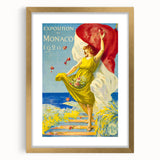 Vintage Exhibition Poster – 1920 Monaco Retro Art Print