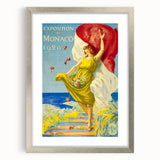 Vintage Exhibition Poster – 1920 Monaco Retro Art Print