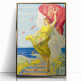 Vintage Exhibition Poster – 1920 Monaco Retro Art Print