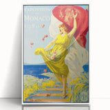 Vintage Exhibition Poster – 1920 Monaco Retro Art Print