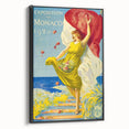 Vintage Exhibition Poster – 1920 Monaco Retro Art Print