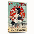 Vintage Exhibition Poster – A. Willette Retro Art Print