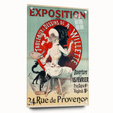 Vintage Exhibition Poster – A. Willette Retro Art Print
