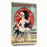 Vintage Exhibition Poster – A. Willette Retro Art Print