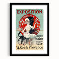 Vintage Exhibition Poster – A. Willette Retro Art Print