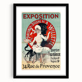 Vintage Exhibition Poster – A. Willette Retro Art Print