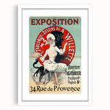 Vintage Exhibition Poster – A. Willette Retro Art Print