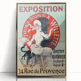 Vintage Exhibition Poster – A. Willette Retro Art Print