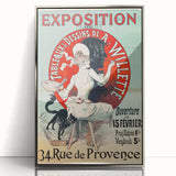 Vintage Exhibition Poster – A. Willette Retro Art Print