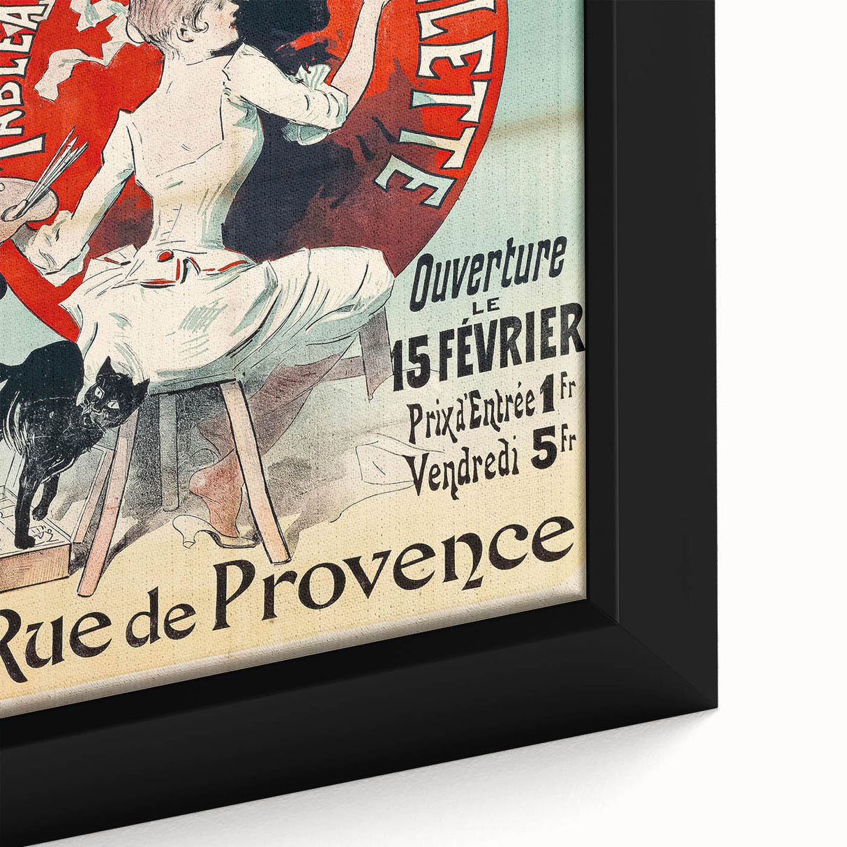 Vintage Exhibition Poster – A. Willette Retro Art Print