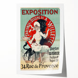 Vintage Exhibition Poster – A. Willette Retro Art Print