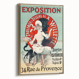 Vintage Exhibition Poster – A. Willette Retro Art Print