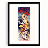 Vintage Exhibition Poster – Grand Théâtre Retro Art Print
