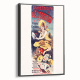 Vintage Exhibition Poster – Grand Théâtre Retro Art Print