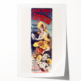 Vintage Exhibition Poster – Grand Théâtre Retro Art Print