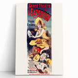 Vintage Exhibition Poster – Grand Théâtre Retro Art Print
