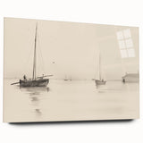 Serene Vintage Landscape Art – Classic Nautical Scene Wall Print
