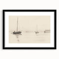 Serene Vintage Landscape Art – Classic Nautical Scene Wall Print