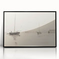 Serene Vintage Landscape Art – Classic Nautical Scene Wall Print