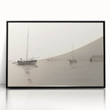 Serene Vintage Landscape Art – Classic Nautical Scene Wall Print