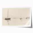 Serene Vintage Landscape Art – Classic Nautical Scene Wall Print