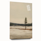 Vintage Winter Landscape Art – Classic Snowy Countryside Print