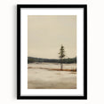 Vintage Winter Landscape Art – Classic Snowy Countryside Print