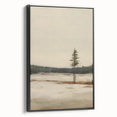 Vintage Winter Landscape Art – Classic Snowy Countryside Print