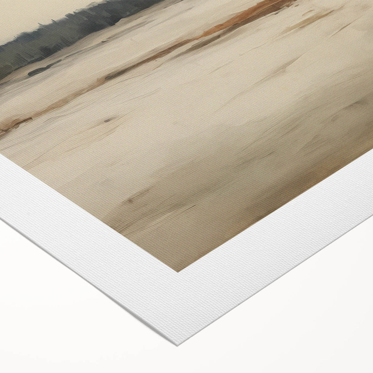Vintage Winter Landscape Art – Classic Snowy Countryside Print