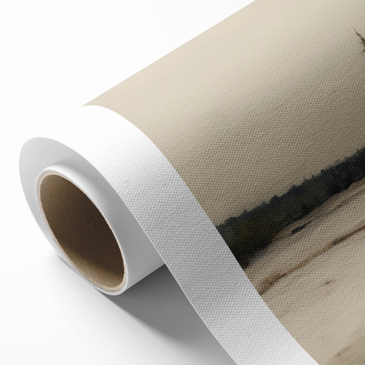 Vintage Winter Landscape Art – Classic Snowy Countryside Print