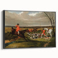 Vintage Hunting Scene Art - Equestrian and Hounds Canvas