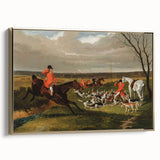 Vintage Hunting Scene Art - Equestrian and Hounds Canvas