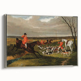 Vintage Hunting Scene Art - Equestrian and Hounds Canvas