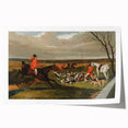 Vintage Hunting Scene Art - Equestrian and Hounds Canvas