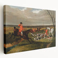 Vintage Hunting Scene Art - Equestrian and Hounds Canvas