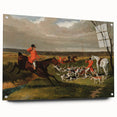 Vintage Hunting Scene Art - Equestrian and Hounds Canvas