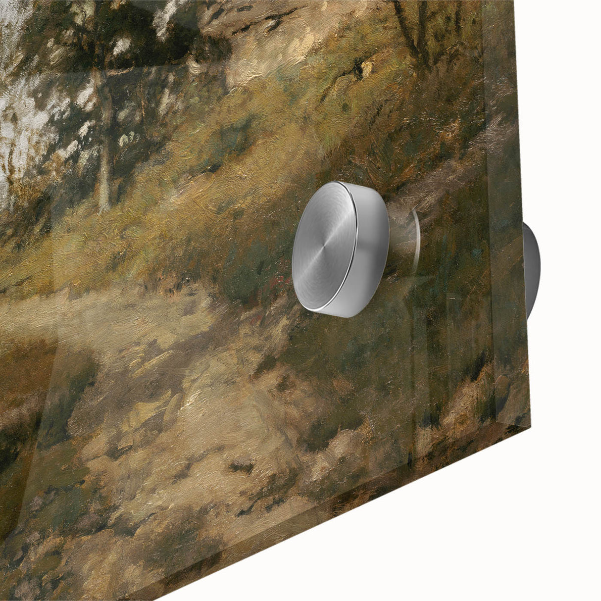Vintage Countryside Landscape Art - Quiet Cottage and Path Canvas