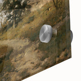 Vintage Countryside Landscape Art - Quiet Cottage and Path Canvas