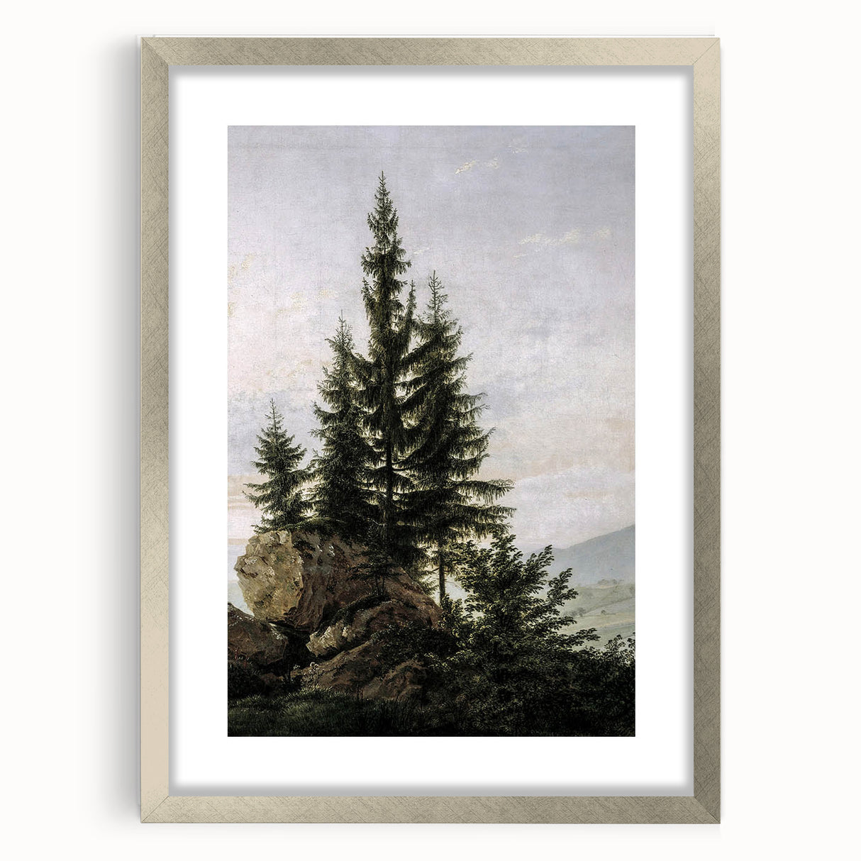 Vintage Forest Landscape – Classic Nature Wall Art Print