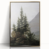Vintage Forest Landscape – Classic Nature Wall Art Print
