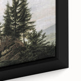 Vintage Forest Landscape – Classic Nature Wall Art Print