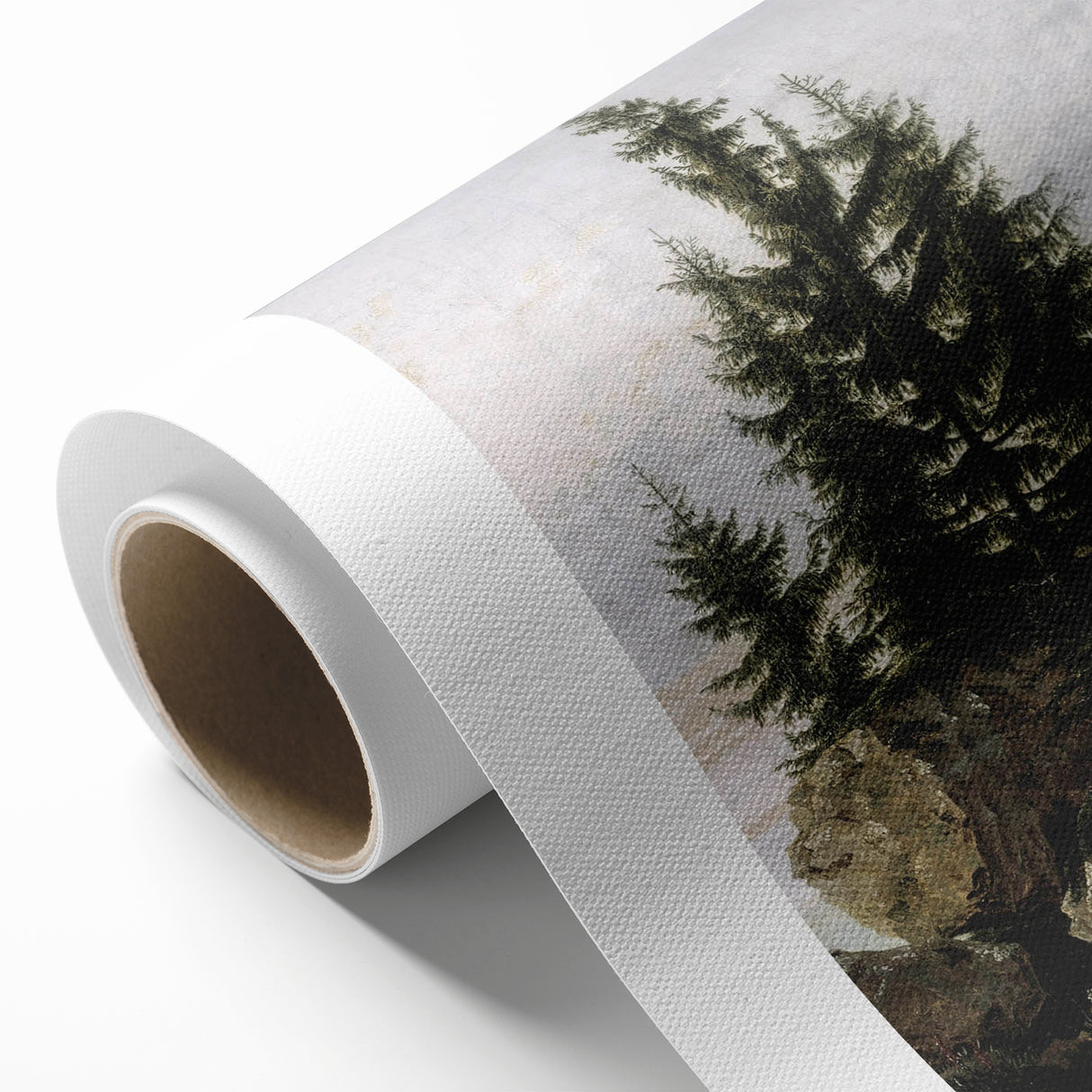 Vintage Forest Landscape – Classic Nature Wall Art Print