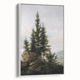 Vintage Forest Landscape – Classic Nature Wall Art Print