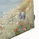 Coastal Wildflower Art - Serenity by the Sea Canvas Print